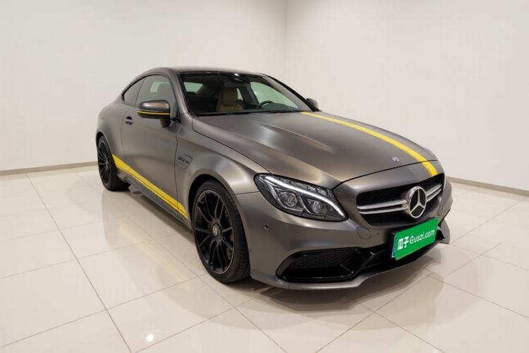 Used Mercedes-Benz C-Class AMG 2016 AMG C 63 S Coupe Front Right 45 Deg