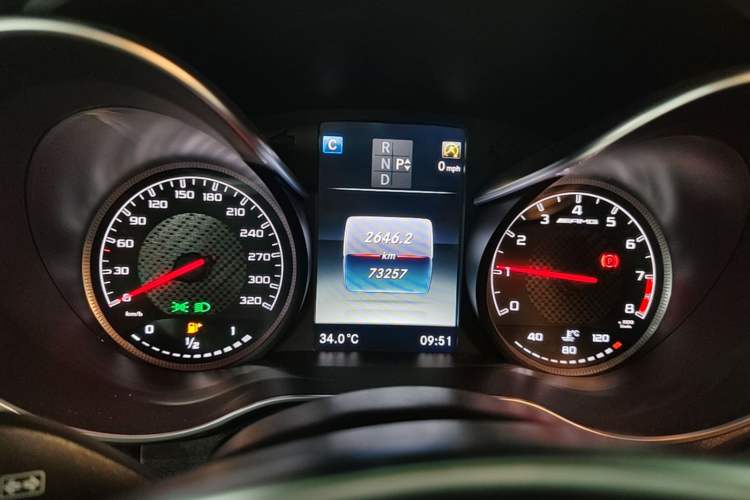 Used Mercedes-Benz C-Class AMG 2016 AMG C 63 Coupe Instrument Cluster
