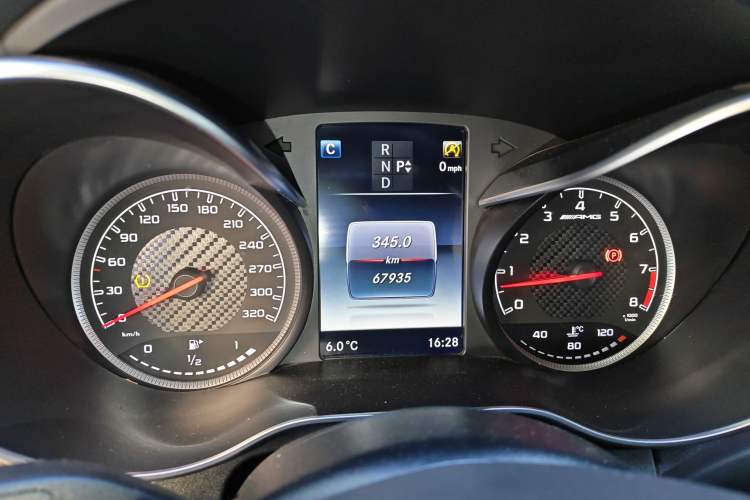 Used Mercedes-Benz C-Class AMG 2016 AMG C 63 Coupe Instrument Cluster