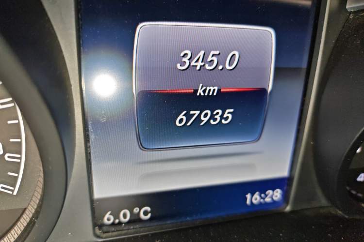 Used Mercedes-Benz C-Class AMG 2016 AMG C 63 Coupe Odometer Close Up