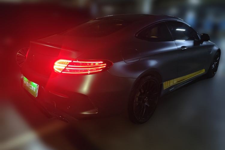 Used Mercedes-Benz C-Class AMG 2016 AMG C 63 S Coupe Rear Right 45 Deg