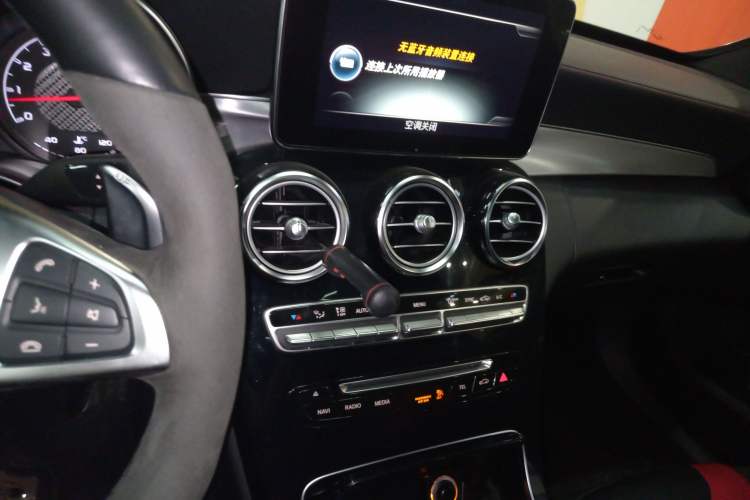 Used Mercedes-Benz C-Class AMG 2017 AMG C 63 Audio And AC Panel