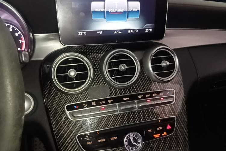 Used Mercedes-Benz C-Class AMG 2017 AMG C 43 4MATIC Special Edition Audio And AC Panel