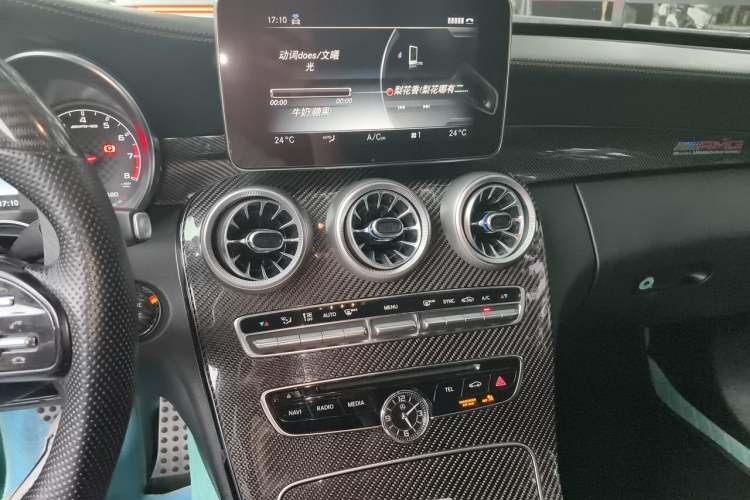 Used Mercedes-Benz C-Class AMG 2017 AMG C 43 4MATIC Special Edition Audio And AC Panel