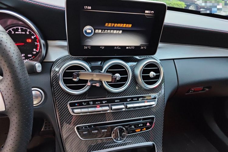 Used Mercedes-Benz C-Class AMG 2017 AMG C 43 4MATIC Special Edition Audio And AC Panel