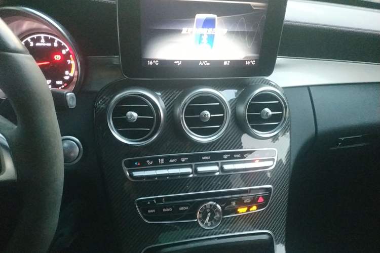 Used Mercedes-Benz C-Class AMG 2017 AMG C 43 4MATIC Special Edition Audio And AC Panel