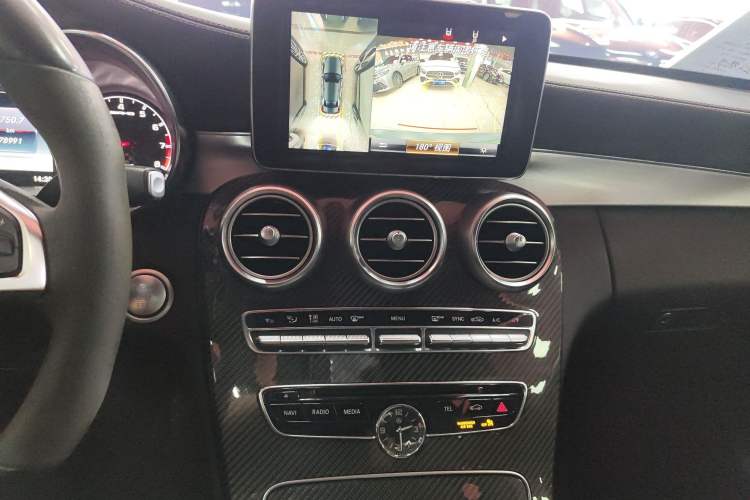 Used Mercedes-Benz C-Class AMG 2017 AMG C 43 4MATIC Special Edition Audio And AC Panel