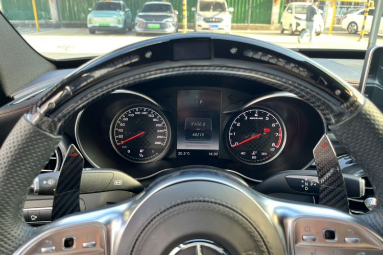 Used Mercedes-Benz C-Class AMG 2017 AMG C 43 4MATIC Special Edition Odometer Close Up