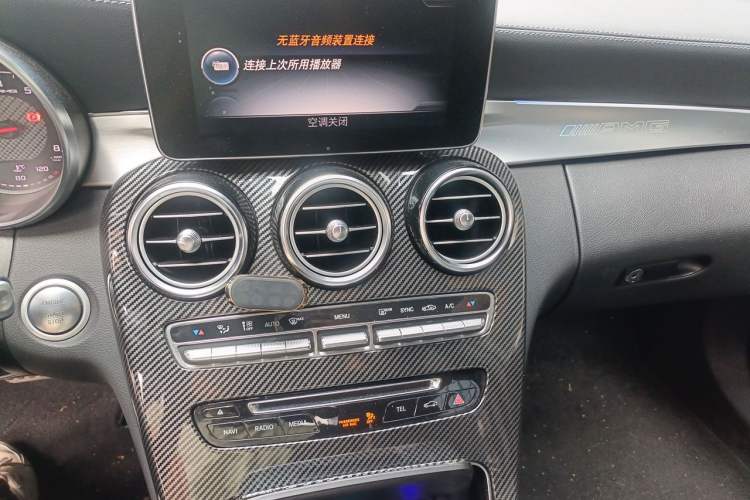 Used Mercedes-Benz C-Class AMG 2017 AMG C 63 Audio And AC Panel