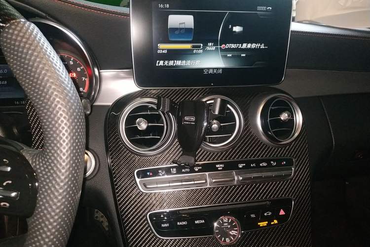 Used Mercedes-Benz C-Class AMG 2017 AMG C 63 S Audio And AC Panel