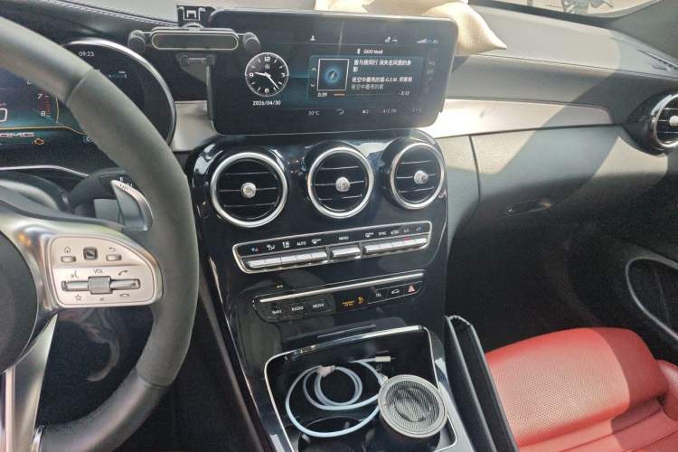 Used Mercedes-Benz C-Class AMG 2019 AMG C 43 4MATIC Coupe Audio And AC Panel