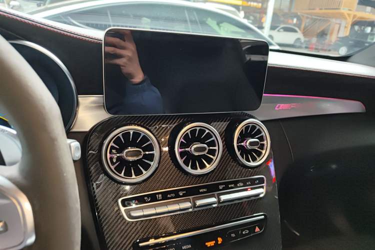 Used Mercedes-Benz C-Class AMG 2019 AMG C 43 4MATIC Coupe Audio And AC Panel