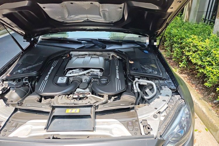 Used Mercedes-Benz C-Class AMG 2019 AMG C 63 Coupe Engine Bay Left