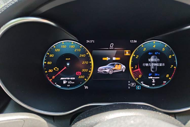 Used Mercedes-Benz C-Class AMG 2019 AMG C 63 Coupe Instrument Cluster