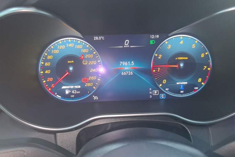 Used Mercedes-Benz C-Class AMG 2019 AMG C 43 4MATIC Coupe Instrument Cluster