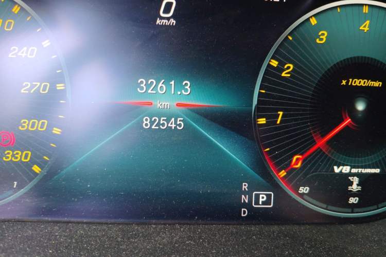 Used Mercedes-Benz C-Class AMG 2019 AMG C 63 Coupe Odometer Close Up