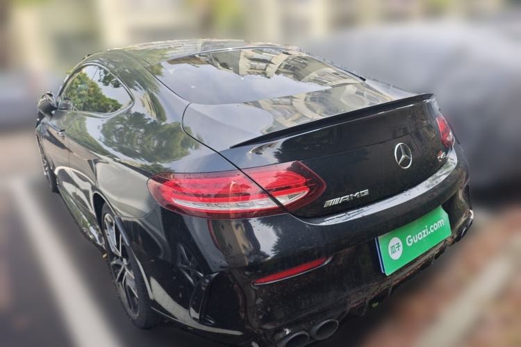 Used Mercedes-Benz C-Class AMG 2019 AMG C 43 4MATIC Coupe Rear Left 45 Deg