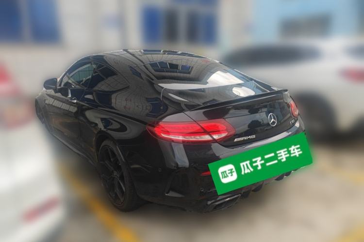 Used Mercedes-Benz C-Class AMG 2019 AMG C 63 Coupe Rear Left 45 Deg