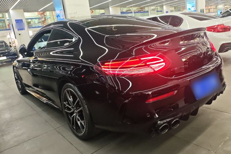 Used Mercedes-Benz C-Class AMG 2019 AMG C 43 4MATIC Coupe Rear Left 45 Deg