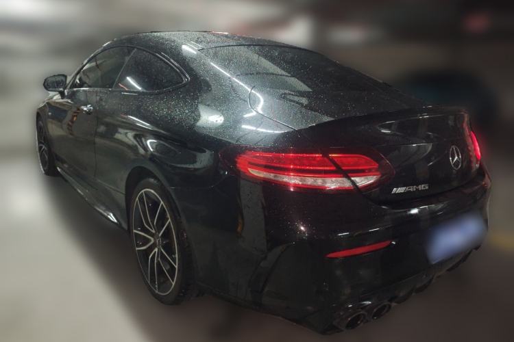 Used Mercedes-Benz C-Class AMG 2019 AMG C 43 4MATIC Coupe Rear Left 45 Deg