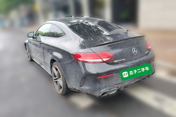 Used Mercedes-Benz C-Class AMG 2019 AMG C 63 Coupe Rear Left 45 Deg
