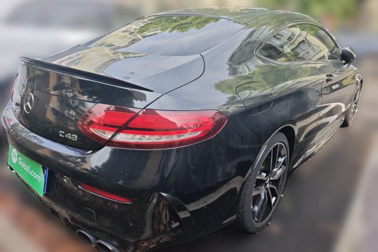 Used Mercedes-Benz C-Class AMG 2019 AMG C 43 4MATIC Coupe Rear Right 45 Deg