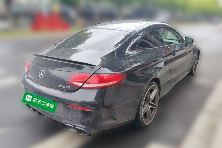Used Mercedes-Benz C-Class AMG 2019 AMG C 63 Coupe Rear Right 45 Deg