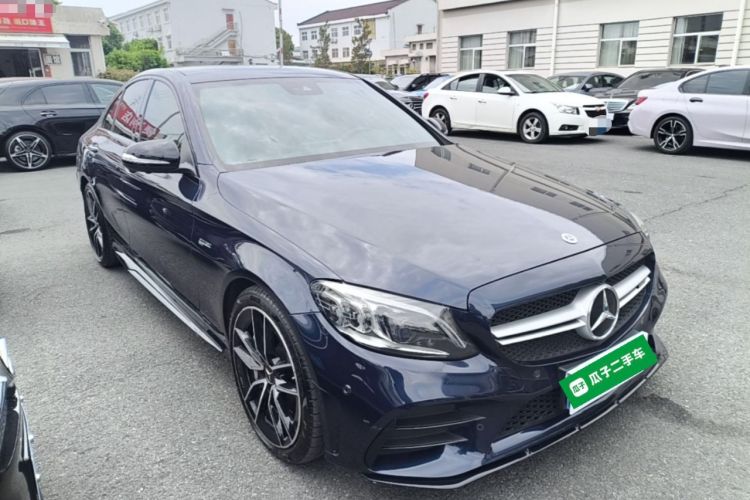 Used Mercedes-Benz C-Class AMG 2019 AMG C 43 4MATIC Front Right 45 Deg
