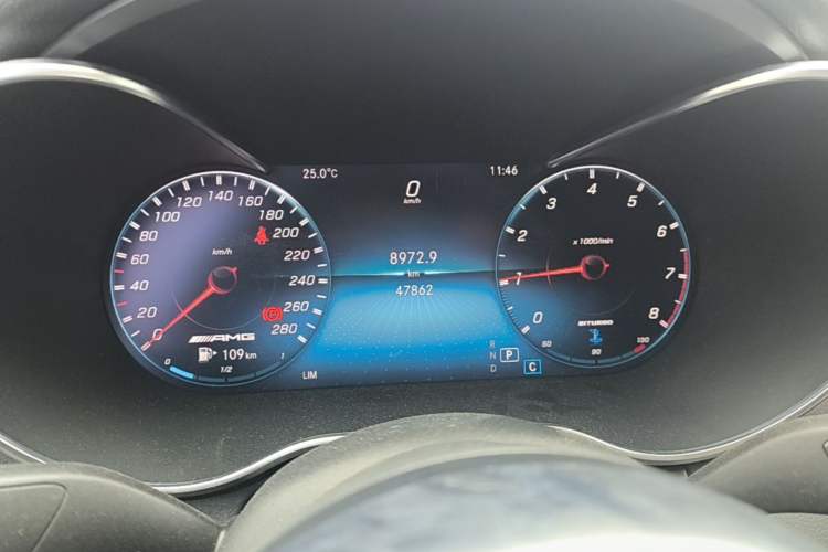 Used Mercedes-Benz C-Class AMG 2019 AMG C 43 4MATIC Instrument Cluster