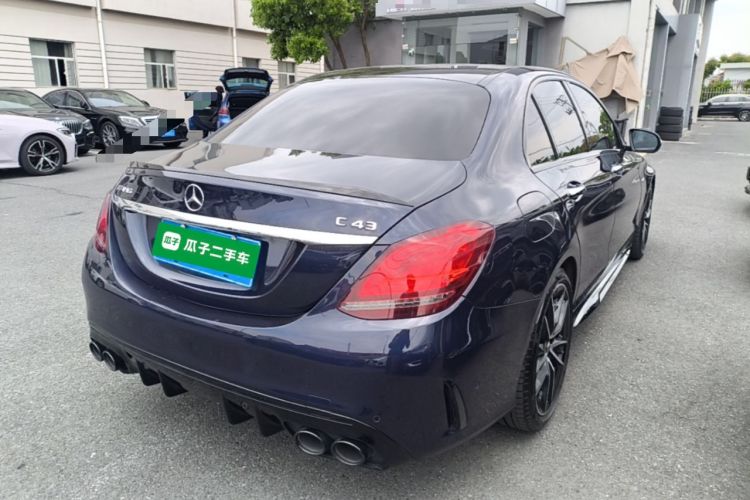 Used Mercedes-Benz C-Class AMG 2019 AMG C 43 4MATIC Rear Right 45 Deg