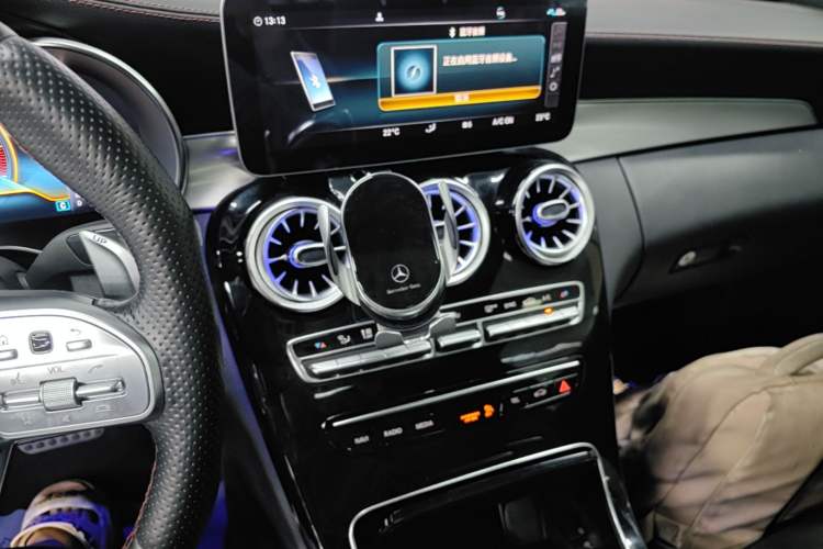 Used Mercedes-Benz C-Class AMG 2019 AMG C 43 4MATIC Coupe Audio And AC Panel