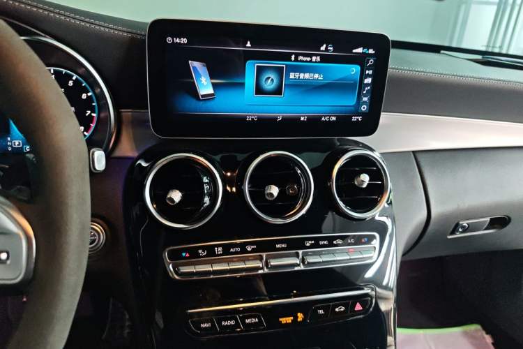 Used Mercedes-Benz C-Class AMG 2019 AMG C 63 Audio And AC Panel
