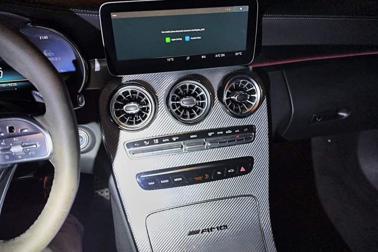 Used Mercedes-Benz C-Class AMG 2019 AMG C 63 Audio And AC Panel