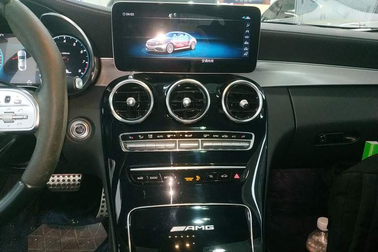 Used Mercedes-Benz C-Class AMG 2019 AMG C 63 Coupe Audio And AC Panel