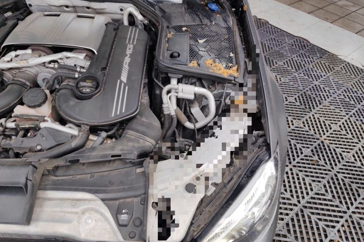 Used Mercedes-Benz C-Class AMG 2019 AMG C 63 Engine Bay Left