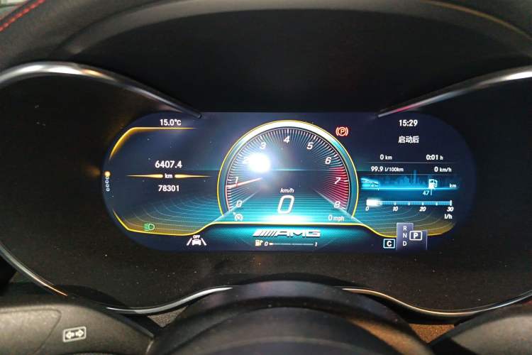 Used Mercedes-Benz C-Class AMG 2019 AMG C 43 4MATIC Coupe Instrument Cluster