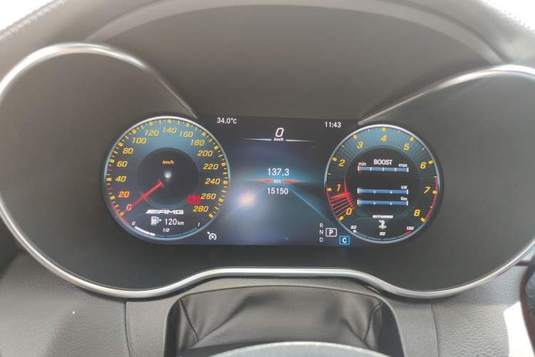 Used Mercedes-Benz C-Class AMG 2019 AMG C 43 4MATIC Coupe Instrument Cluster
