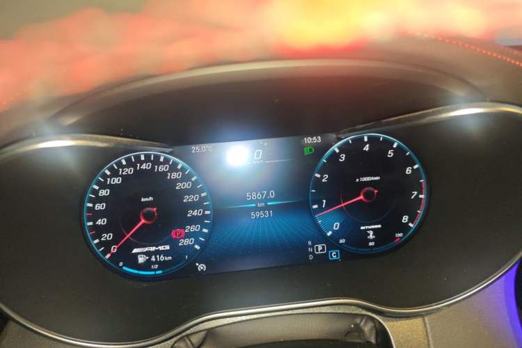 Used Mercedes-Benz C-Class AMG 2019 AMG C 43 4MATIC Coupe Instrument Cluster
