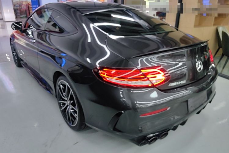 Used Mercedes-Benz C-Class AMG 2019 AMG C 43 4MATIC Coupe Rear Left 45 Deg
