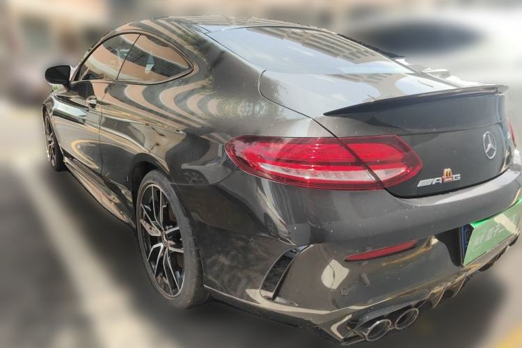 Used Mercedes-Benz C-Class AMG 2019 AMG C 43 4MATIC Coupe Rear Left 45 Deg