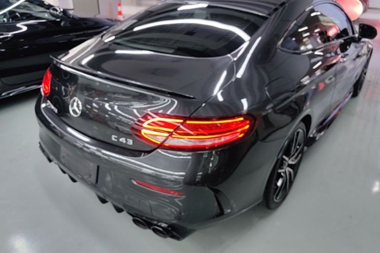 Used Mercedes-Benz C-Class AMG 2019 AMG C 43 4MATIC Coupe Rear Right 45 Deg