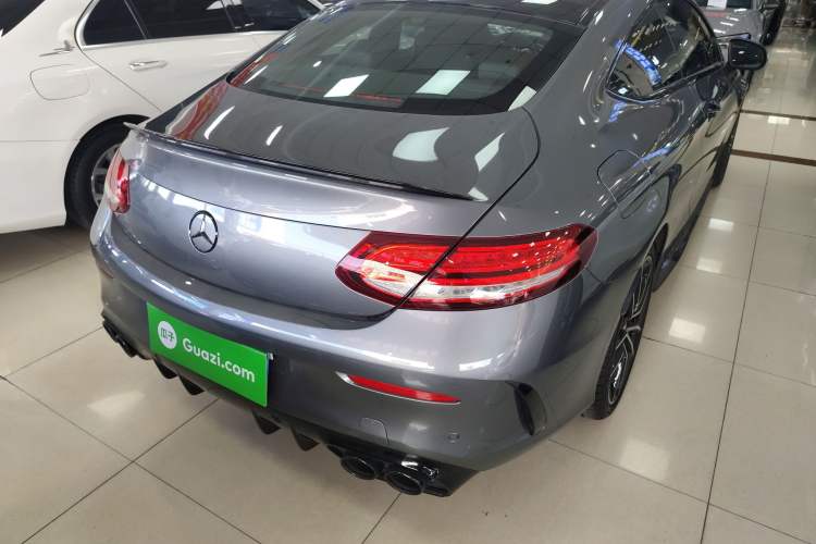 Used Mercedes-Benz C-Class AMG 2019 AMG C 43 4MATIC Coupe Rear Right 45 Deg