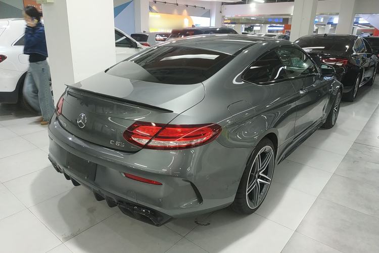 Used Mercedes-Benz C-Class AMG 2019 AMG C 63 Coupe Rear Right 45 Deg