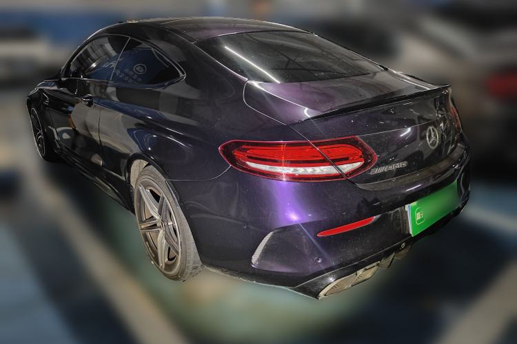 Used Mercedes-Benz C-Class AMG 2019 AMG C 63 Coupe Rear Left 45 Deg