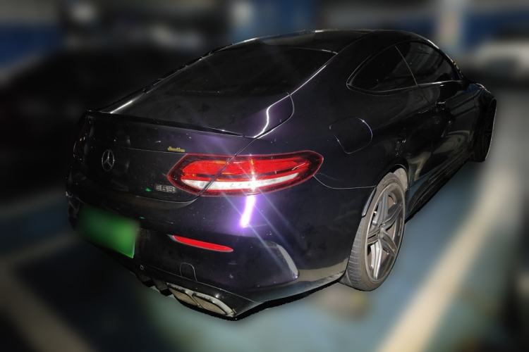 Used Mercedes-Benz C-Class AMG 2019 AMG C 63 Coupe Rear Right 45 Deg