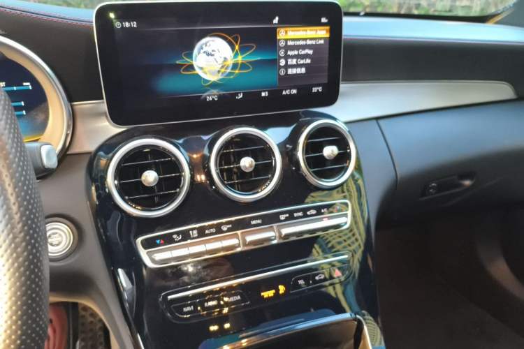 Used Mercedes-Benz C-Class AMG 2019 AMG C 43 4MATIC Coupe Audio And AC Panel