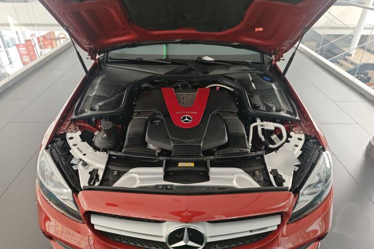 Used Mercedes-Benz C-Class AMG 2019 AMG C 43 4MATIC Coupe Engine Bay