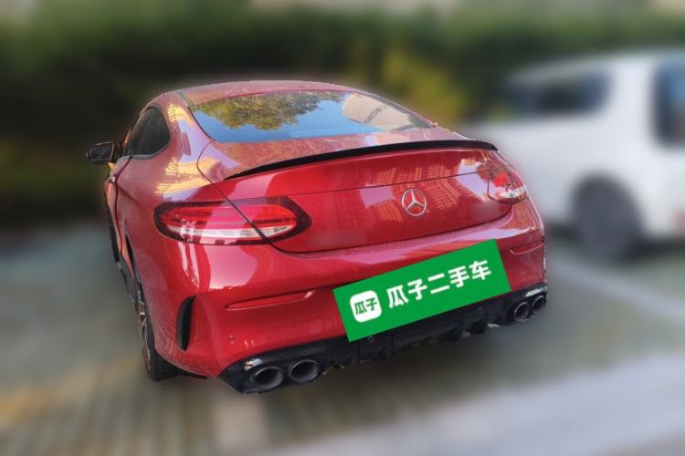 Used Mercedes-Benz C-Class AMG 2019 AMG C 43 4MATIC Coupe Rear Left 45 Deg
