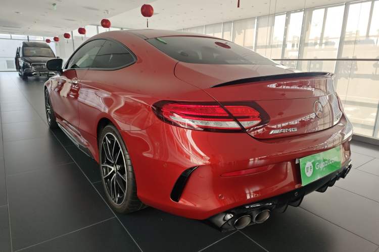 Used Mercedes-Benz C-Class AMG 2019 AMG C 43 4MATIC Coupe Rear Left 45 Deg