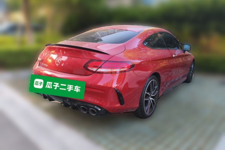 Used Mercedes-Benz C-Class AMG 2019 AMG C 43 4MATIC Coupe Rear Right 45 Deg
